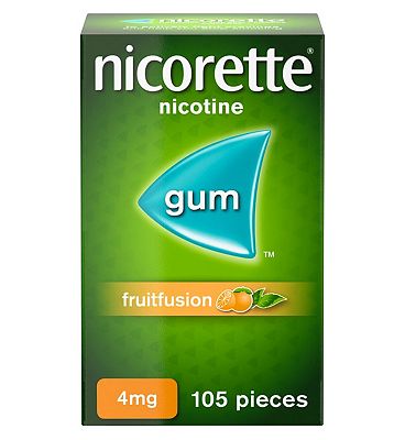 Nicorette Fruitfusion 4mg Nicotine Gum 105 pieces
