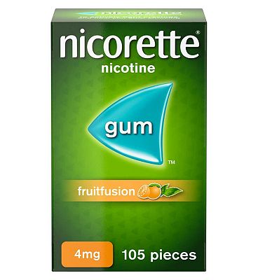 Nicorette Fruitfusion 4mg Nicotine Gum 105 pieces