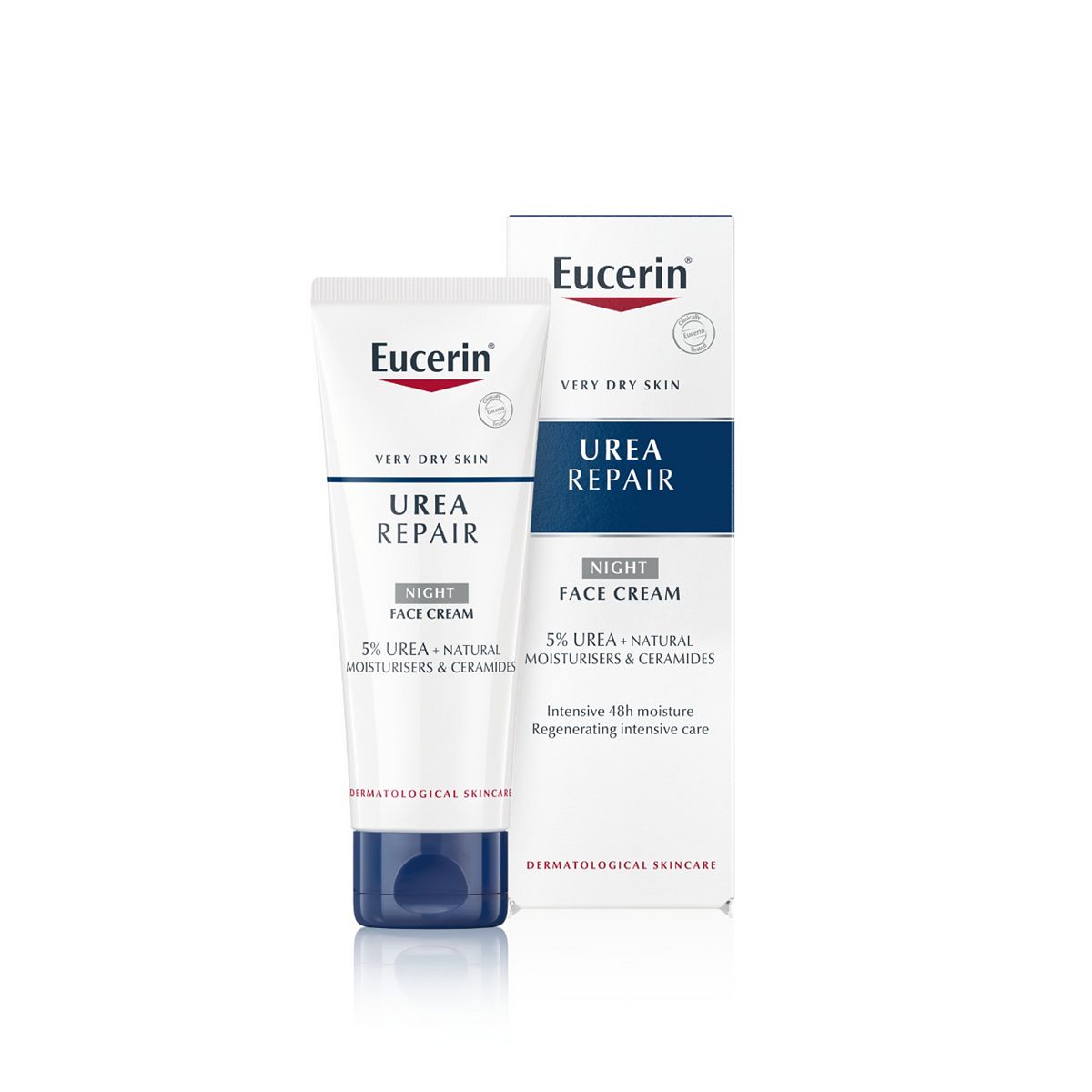 Eucerin Urearepair Dry Skin Replenishing Face Night Cream 5% Urea 50ml