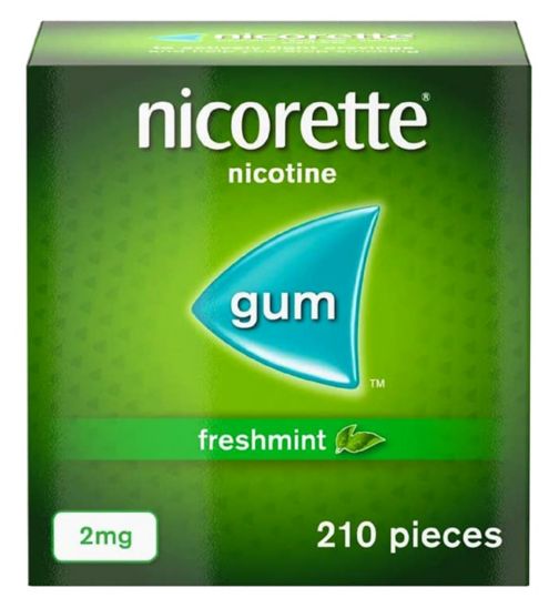Nicorette Freshmint 2mg Nicotine Gum 210 Pieces