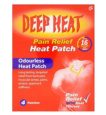 Deep Heat Pain Relief Heat Patch - 4 patches