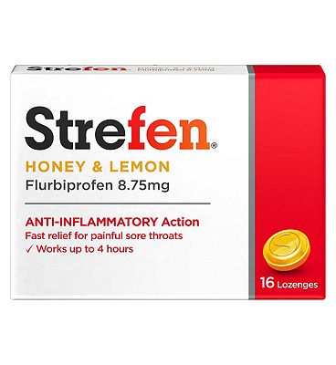 Strefen Lemon & Honey Lozenges 16s