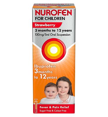Nurofen for Children Strawberry Oral Suspension - 200ml - Boots