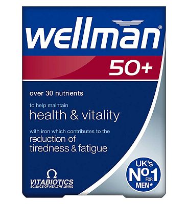 Vitabiotics Wellman 50+ 30 One-a-Day Tablets