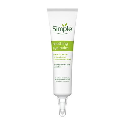 Simple Kind To Skin Soothing Eye Balm for sensitive skin 15ml