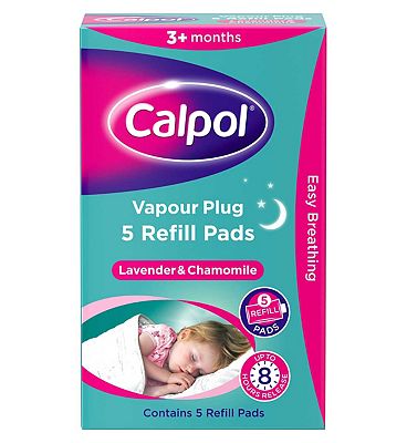 Calpol Vapour Plug 5 Refill Pads - Lavender & Chamomile