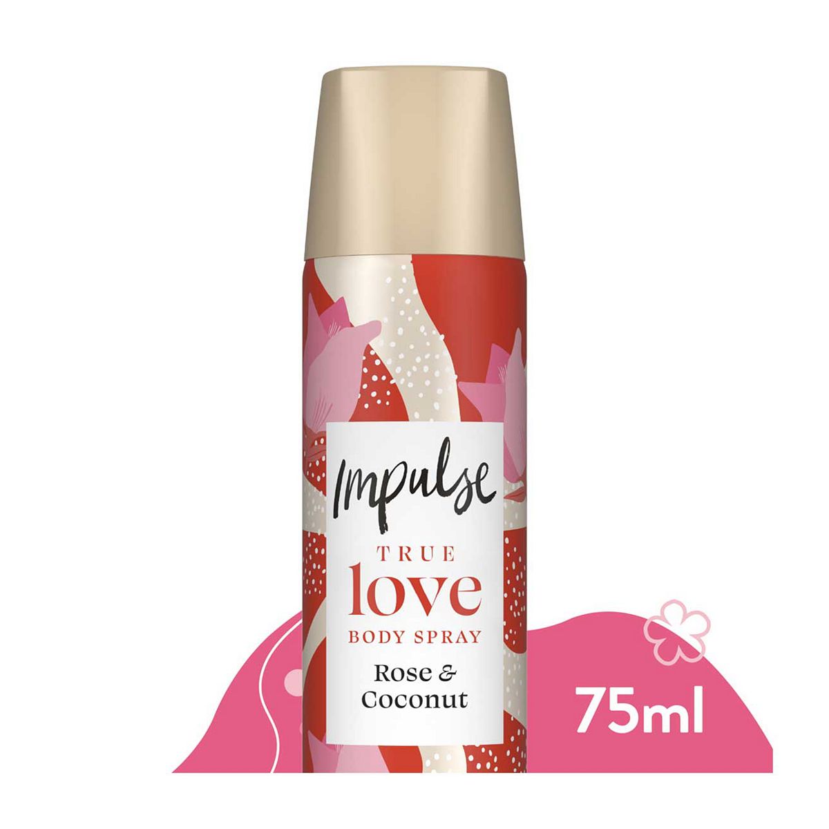 Impulse Truelove Body Spray Deodorant 75 Ml, 75Ml