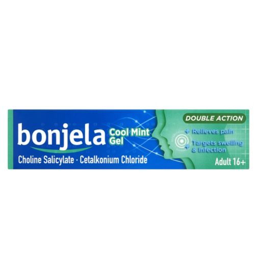 Bonjela Adult Mouth Ulcer Pain Relief Cool Mint Gel 15g
