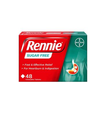 Rennie Sugar Free - 48 Tablets