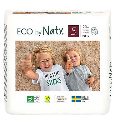 Naty Nature Babycare Pull On Pants Size 5 Carry Pack - 1 x 20 Pants