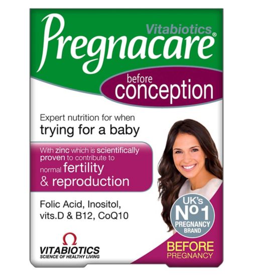 Vitabiotics Pregnacare Conception 30 One A Day Tablets Boots