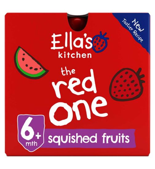 Ella's Kitchen Organic The Red One Multipack Pouch 6+ Mths 5 x 90g