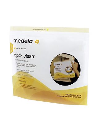 medela Quick Clean Micro-Steam Sterilizer Bags x5 Instructions