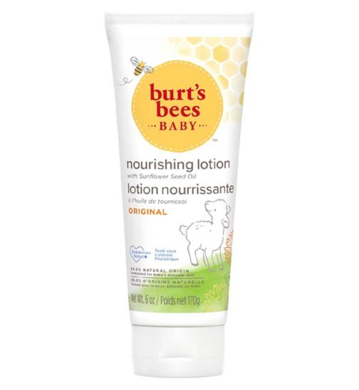 Burt's Bees Baby™ Nourishing Lotion with Sunflower Seed Oil, Peadiatrician Tested, 99.0% Natural Origin, 170g