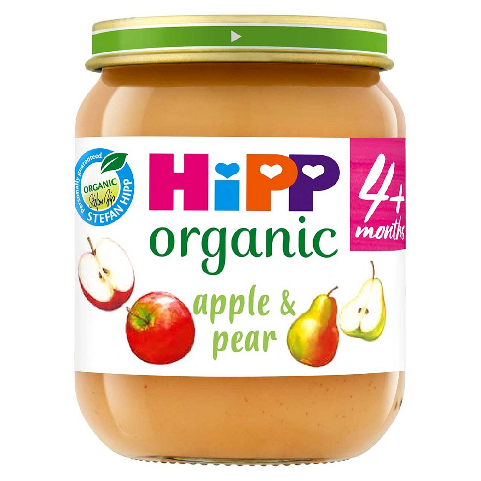 HiPP Organic Apple and Pear Pudding 125g   Boots