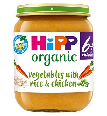 HiPP Organic Vegetables with Rice & Chicken 4+ Months 125g