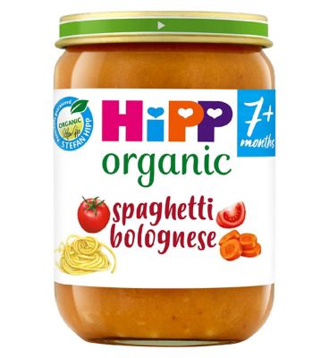 HiPP Organic Spaghetti Bolognese Jar 7 Month+ 190g