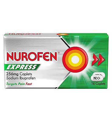 Nurofen Express 256 mg Caplets - 16 Caplets