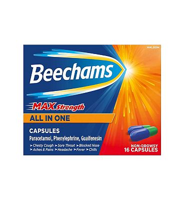 Beechams Max Strength All in One Capsules - 16 Capsules