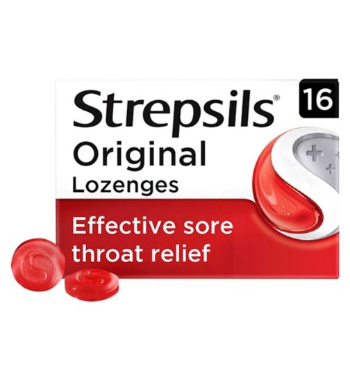 Strepsils Original Lozenges for sore throat x16