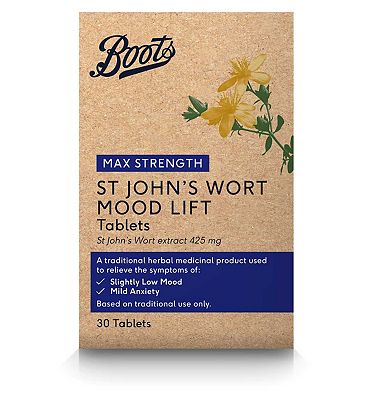 Boots Mood Lift coated tablets St. John's Wort extract 425 mg - 30 tablets