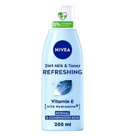 NIVEA 2-in-1 Face Cleanser & Toner, 200ml