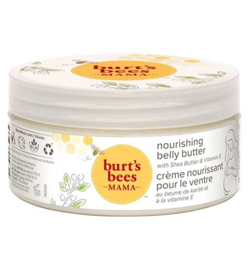 Burt's Bees Mama Belly Butter with Shea Butter and Vitamin E, 99.0% Natural Origin, 184.2g