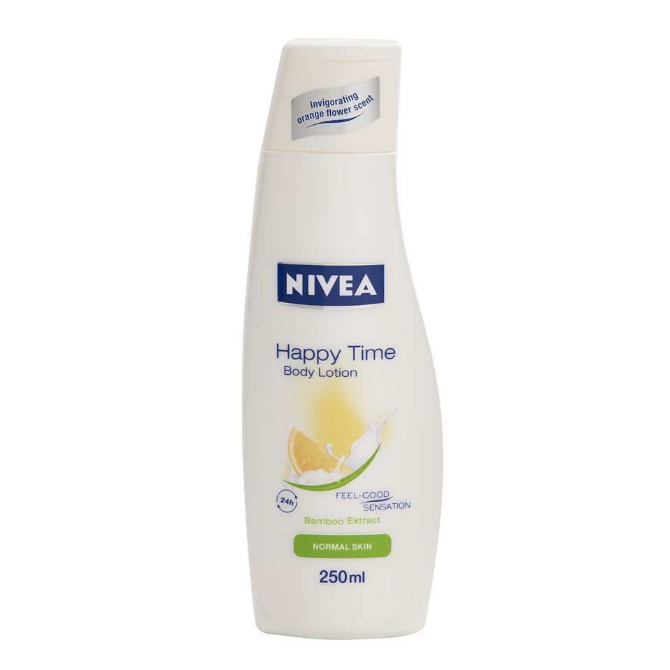 Nivea Body Orange Flower Happy Time Body Lotion For Normal To Dry Skin 