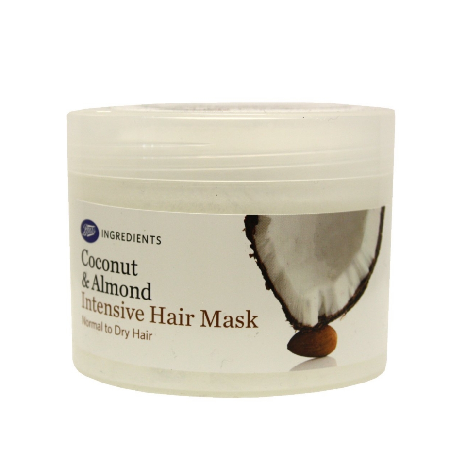 Boots Ingredients Coconut & Almond Intensive Hair 