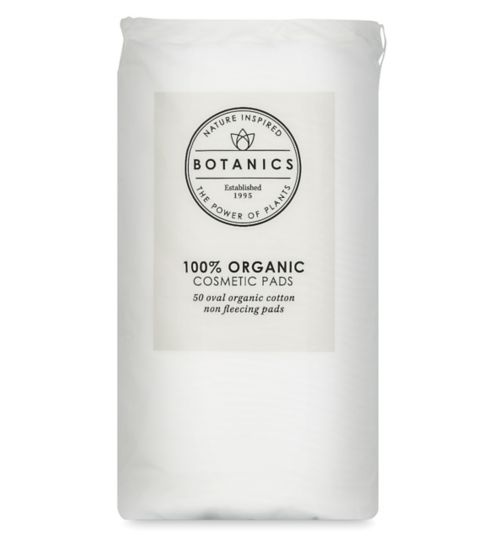 Botanics 100% Organic Cotton Wool Pads x50