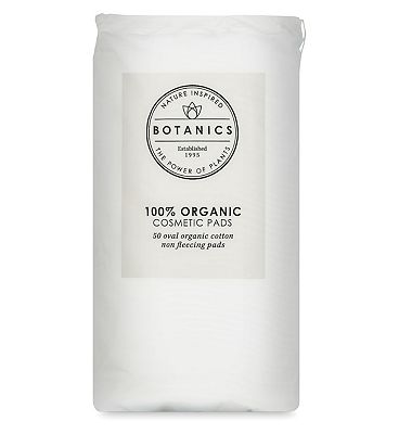 Botanics Organic Fairtrade Oval Cosmetic Pads x 50