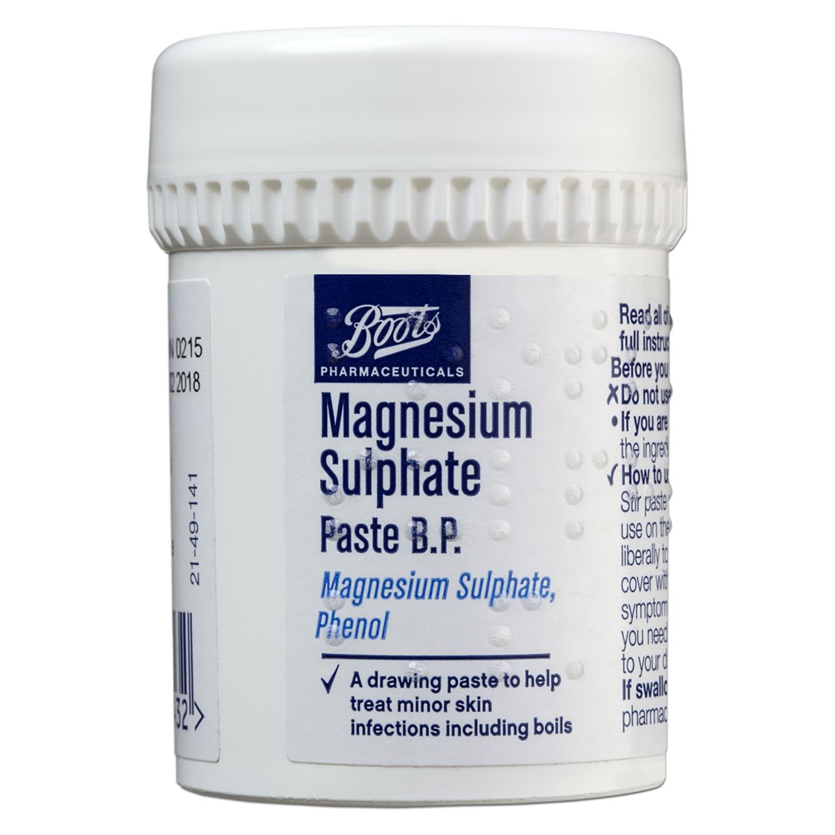 Boots Magnesium Sulfate Paste B.p. 50G