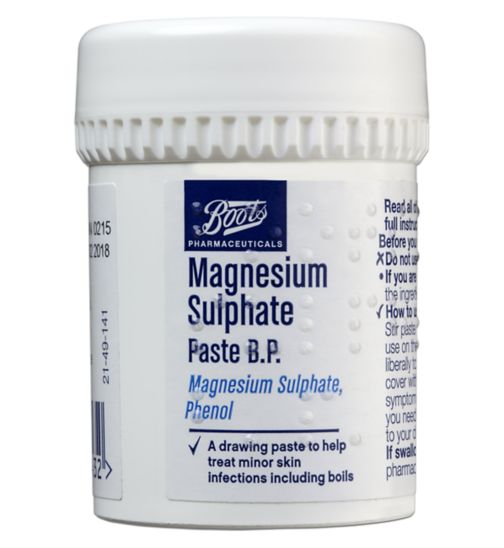 Boots Pharmaceuticals Magnesium Sulfate Paste B.P. (50g)