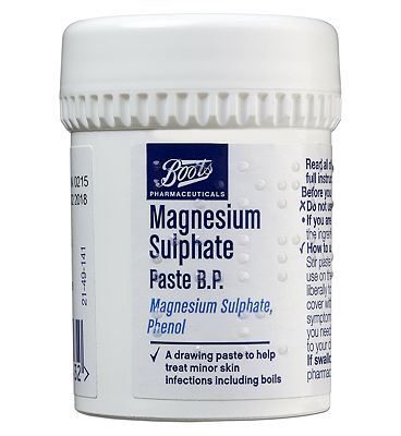 Boots Pharmaceuticals Magnesium Sulfate Paste BP - Boots