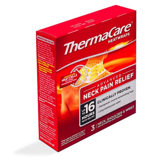 Thermacare Heat Wraps for Neck, Shoulder and Wrist - 3 Heatwraps