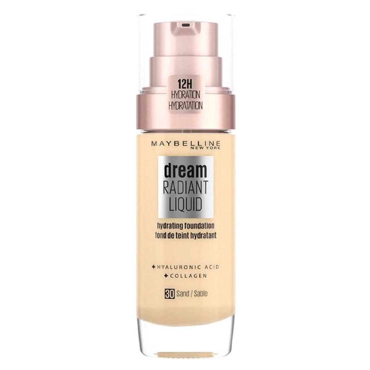Maybelline Dream Radiant Liquid With Ha & Collagen Sun Beige, 30ml