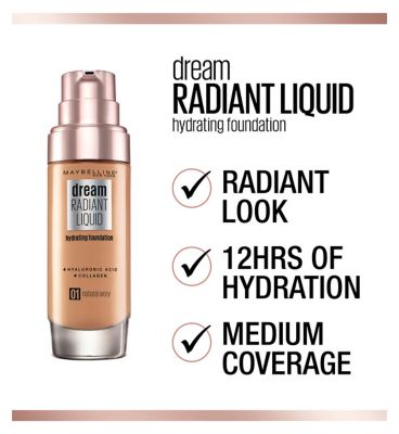 Maybelline Dream Radiant Liquid Hydrating Foundation with Hyaluronic Acid and Collagen (4)