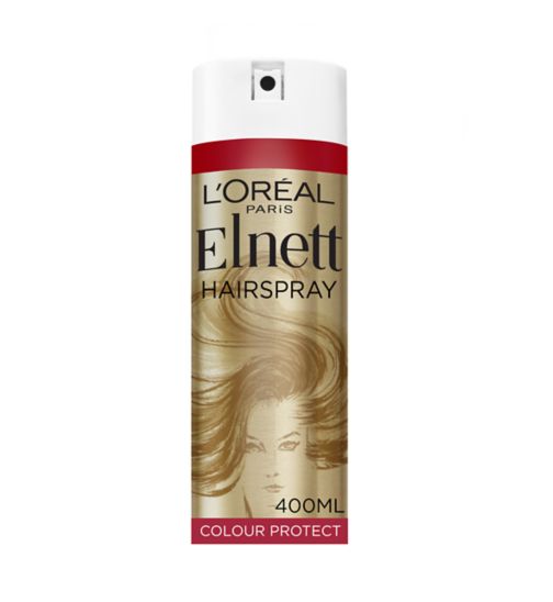 L'Oreal Hairspray by Elnett for Coloured Hair UV Filter Strong Hold & Shine 400ml