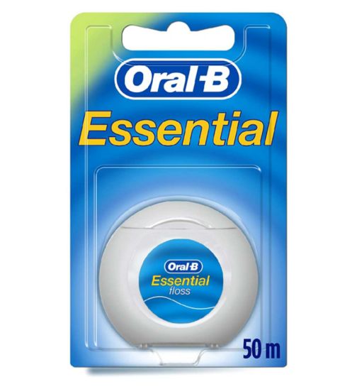 Oral-B Essential Waxed Mint Floss 50m