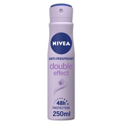 NIVEA Anti-Perspirant Deodorant Spray, Double Effect, 48 Hours Deo, 250ml