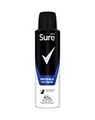 Sure Anti-perspirant Aerosol Invisible Ice Fresh Deodorant 150ml