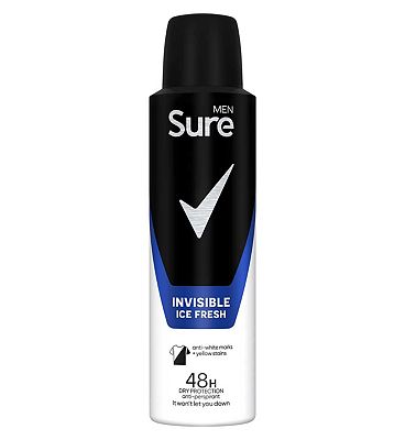 Sure Men Invisible Ice Antiperspirant Deodorant 150ml