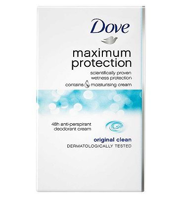 Dove Maximum Protection Anti-Perspirant Deodorant Cream Original 45ml