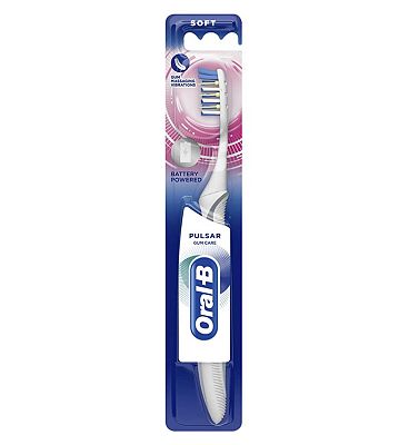 Click to view product details and reviews for Oral B Pulsar Gum Care Manual Toothbrush With Battery Power.