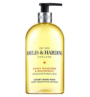 Baylis & Harding Signature Collection Sweet Mandarin & Grapefruit Luxury Hand Wash 500ml With Added 