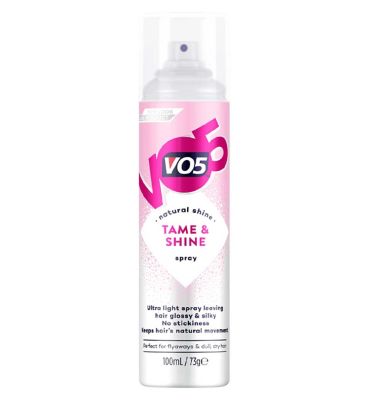 Vo5 Tame & Shine Glossy Finish Hair Spray 100ml