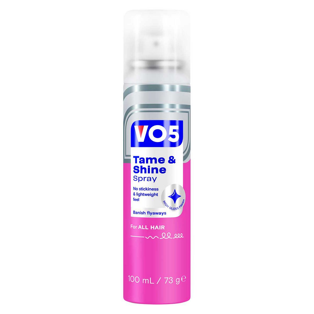 VO5 Tame & Shine Glossy Finish Hair Spray 100ml