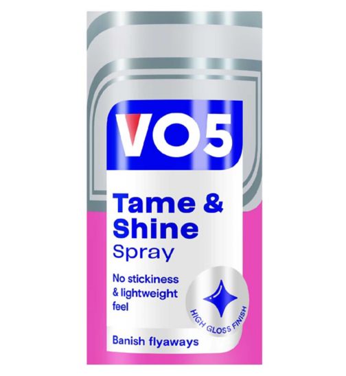 Vo5 Tame & Shine Glossy Finish Hair Spray 100ml