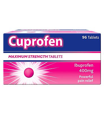 Cuprofen Maximum Strength Tablets 400mg  96 Tablets