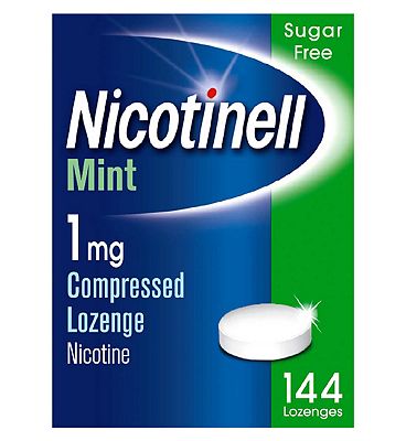 Nicotinell Nicotine Lozenge Stop Smoking Aid 1 mg Mint 144 Pieces